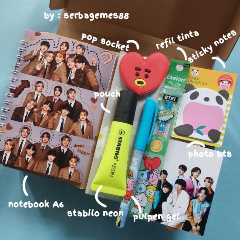 

Re27 serbagemes88 - HAMPERS ALAT TULIS KARAKTER KOREA / GIFT BOX ALAT TULIS / STATIONERY SET Viral
