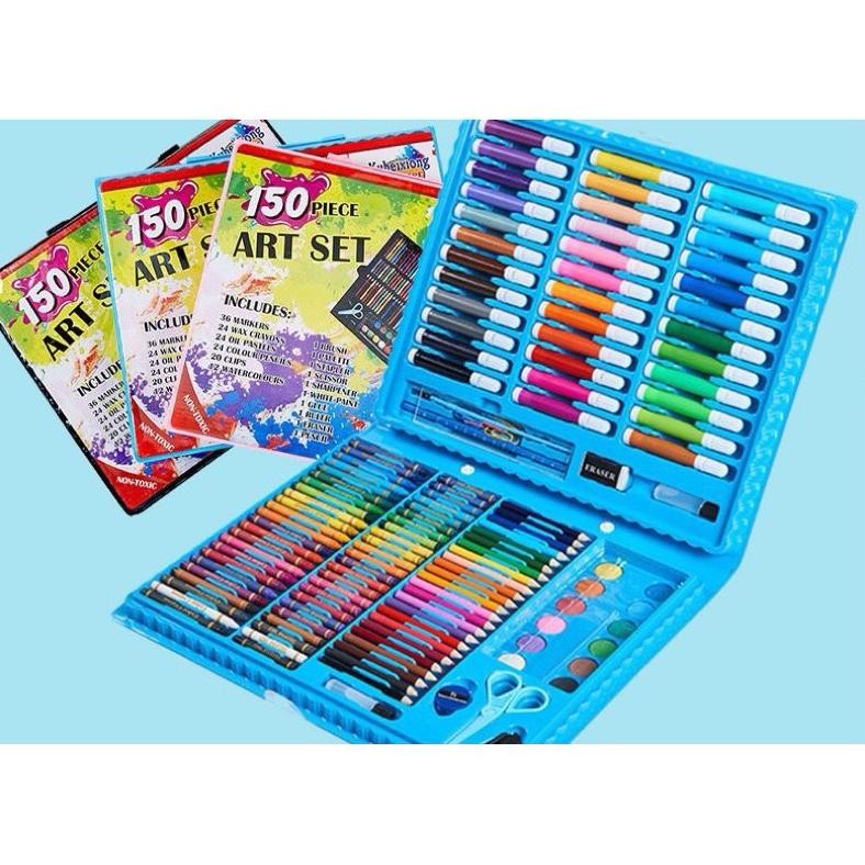 

Cuci Gudang Crayon Set Anak isi 150Pcs Cat Air Mewarnai Set menggambar Terlaris