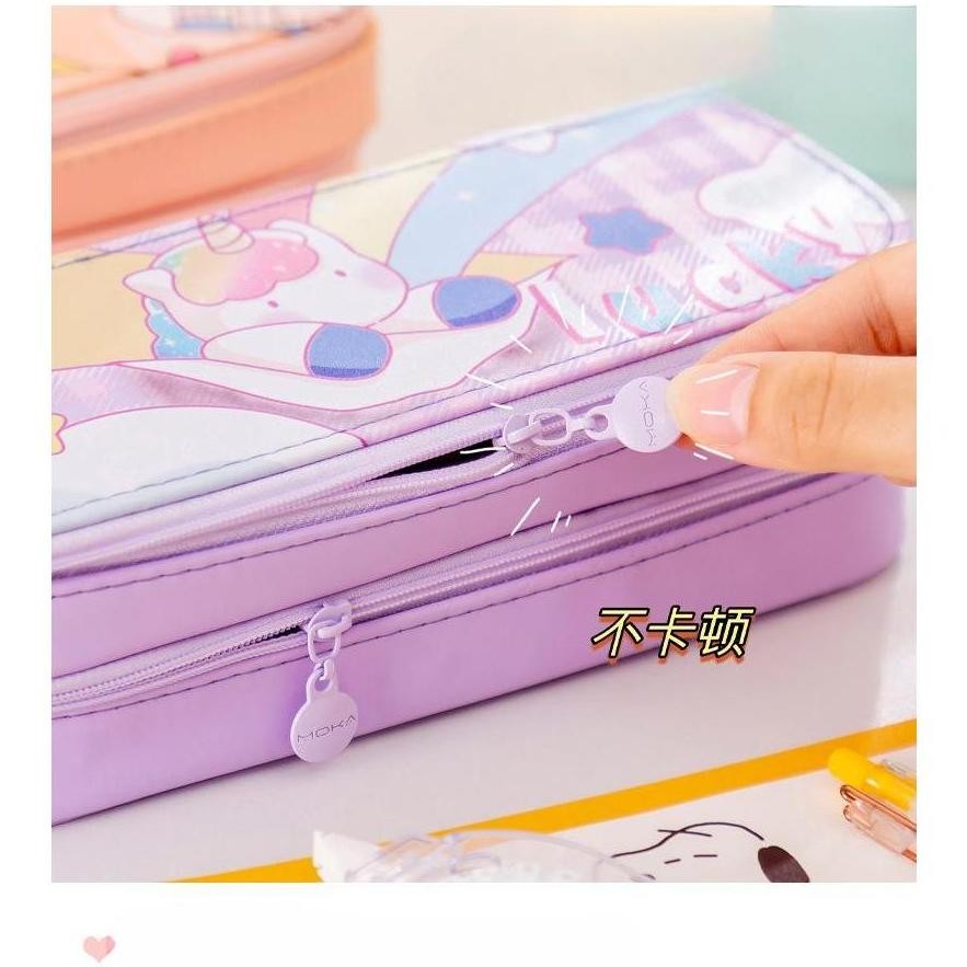 

SPECIAL Serenity Kotak Pensil Motif Cartoon / Terbaru 2024 / Kotak 2 IN 1 / Unisex Perempuan Laki-laki / Anti Air Import - KP05 fj-44