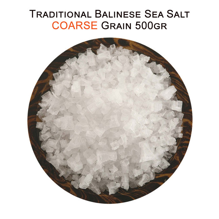 

Traditional Balinese Sea Salt Coarse Grain 500Gr - Adelineez