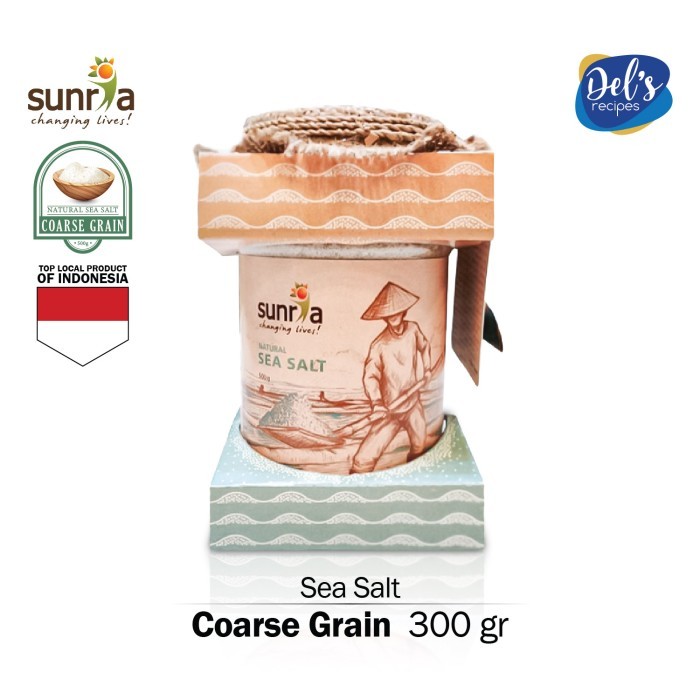 

Garam Laut Kasar Organik Sunria Coarse Sea Salt 300Gr - Adelineez