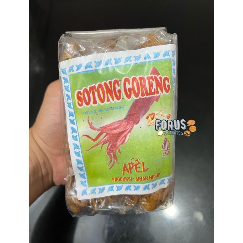 

Sotong Goreng Spesial Cap APEL MURAH RASA PEDAS GURIH 1 PAK ISI 20 PCS