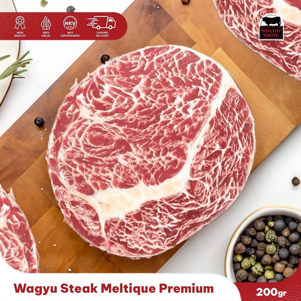 

Wagyu Steak Meltique 200 Gram Healthy Wagyu