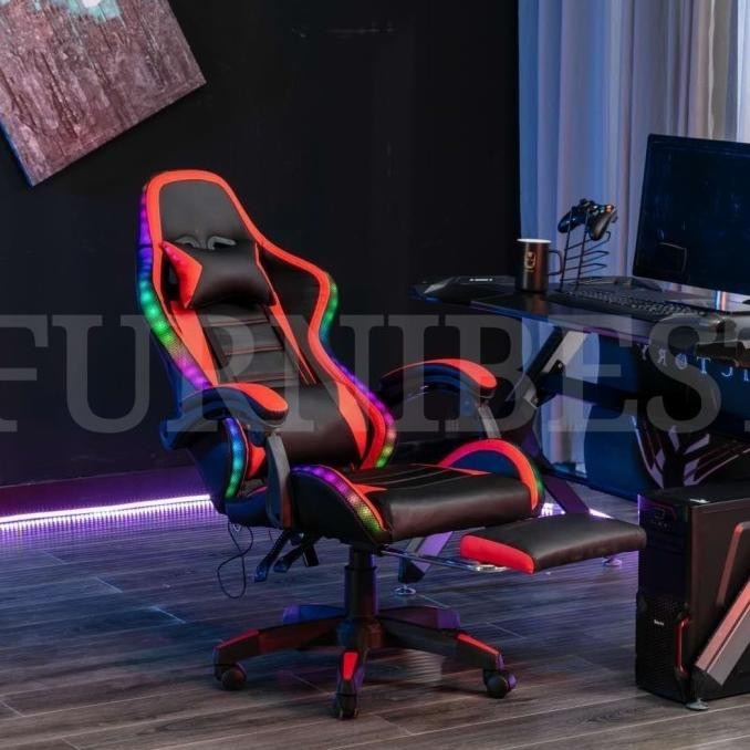 Kursi Gaming Gaming Chair With RGB LED