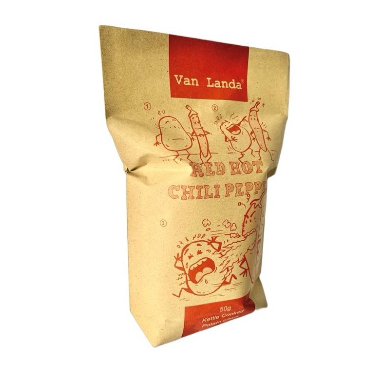 

Van Landa Keripik Kentang RED CHILI Kemasan RED SERIES 50g