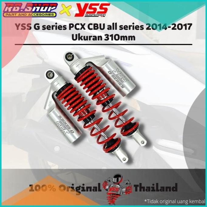 shock YSS tabung G series 310mm PCX CBU 2014-2017 original thailand 1