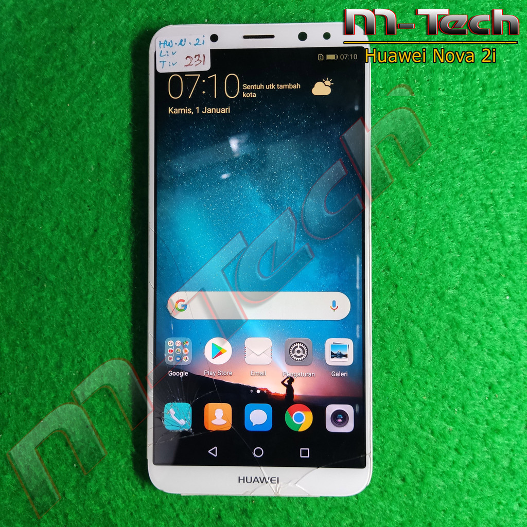 [231] LCD + Frame Huawei Nova 2i ( RNE-L22 ) ori copotan {Baca Deskripsi}