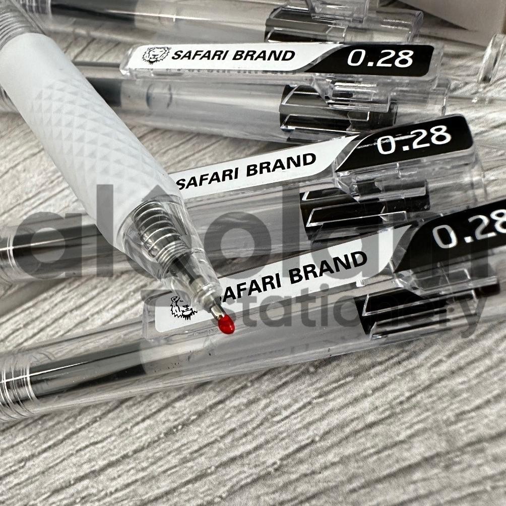 

uk-68 SELUSIN ( 12 PCS ) Pulpen Hi-Tech-H Hitech Hitec Safari 0.28 mm Gel Pen Hi-Tech-H Safari 0.28mm Sale