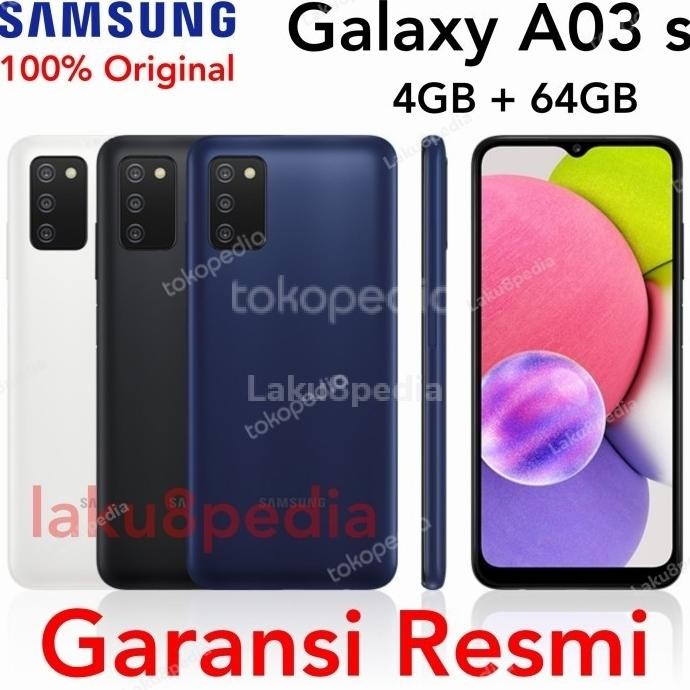 Samsung Galaxy A03 A03 S 4/64 Garansi Resmi 4GB 64GB A 03S