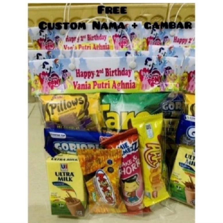 

Paket Snack Ulang Tahun Free Custom Nama