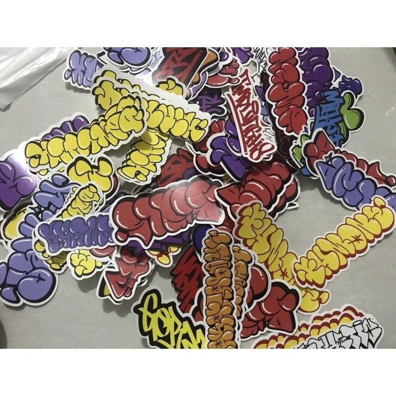

ew-98 sticker random graffiti isi 25pcs Berkualitas