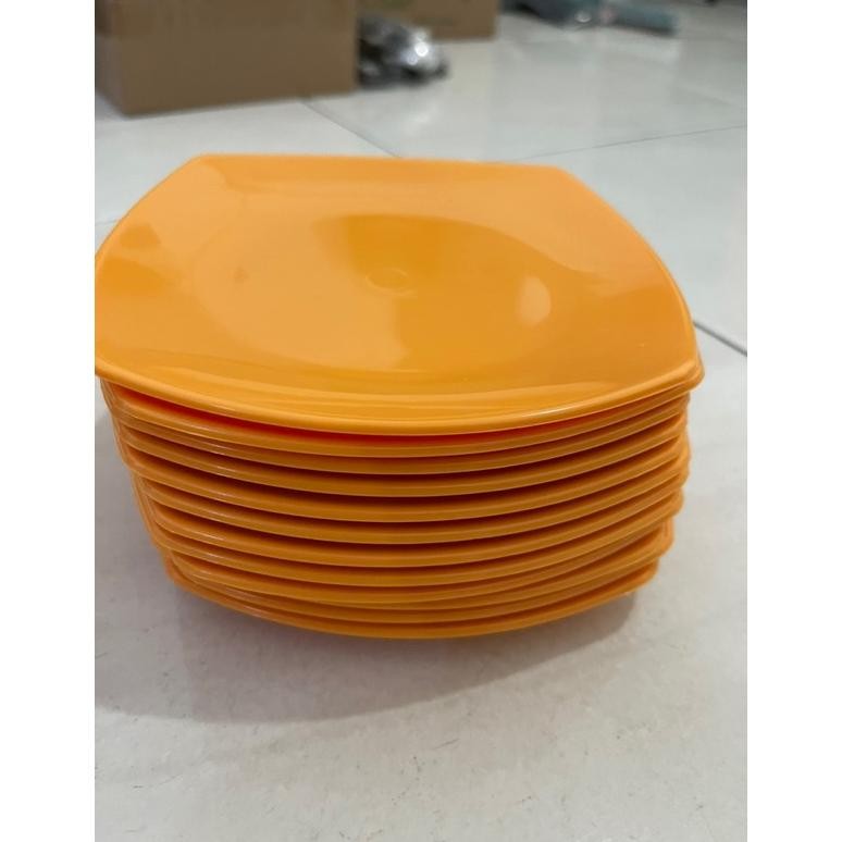 Promo Spesial ( 1 Lusin ) Piring Corel Kecil I-One / Piring Dessert / Piring Makan Plastik 12Pcs Cod