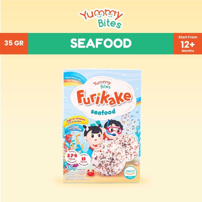 

Sale Yummy Bites Furikake 35 Gr/ Topping Rumput Laut/ Nori Tabur/ Mpasi