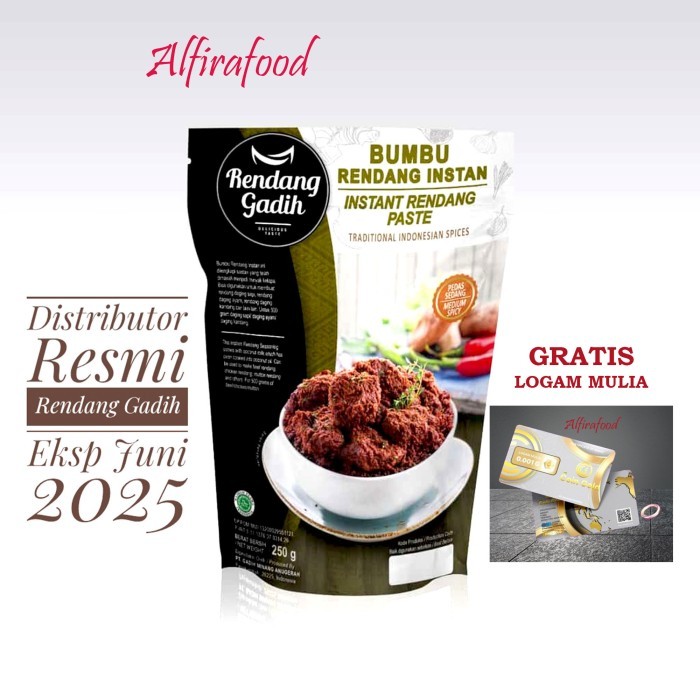 

Sale Bumbu Rendang Instan - Rendang Gadih - Pedas Sedang