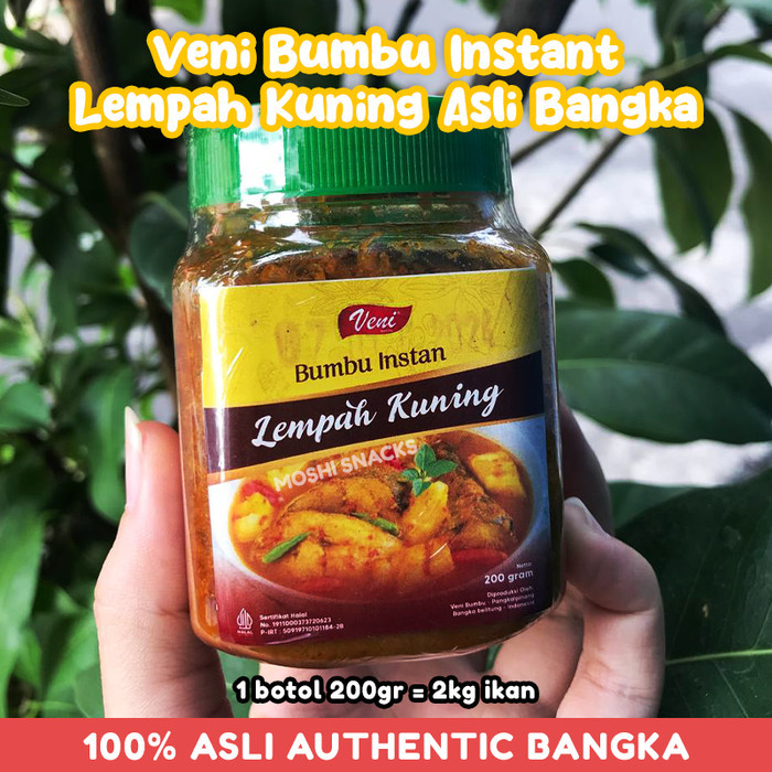 

Sale Bumbu Masak Instan Lempah Kuning Veni 200Gr Asli Bangka / Bumbu Lempah