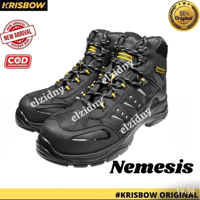Sepatu Safety Krisbow Nemesis [ Original 100% ] Premium