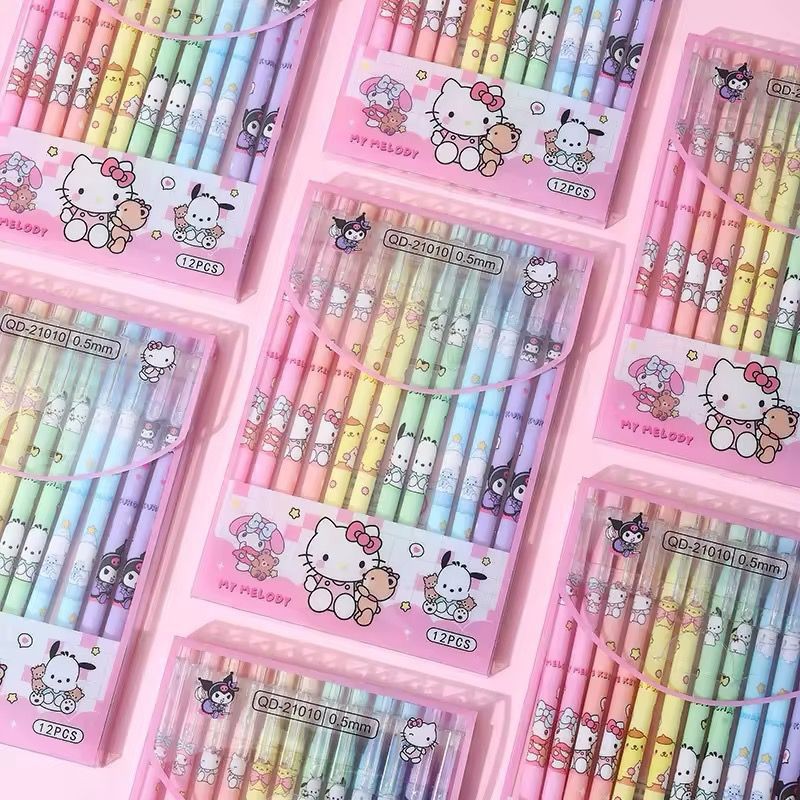 

SAKHA- ISI 12 PCS PULPEN PENGHAPUS SANRIO TERBARU IMPORT