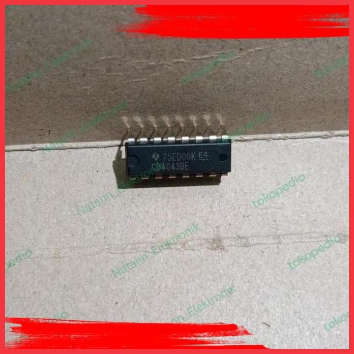 

(MASDU) 6045 IC TTL CMOS CD4043BE CD 4043 BE CD4043 4043BE