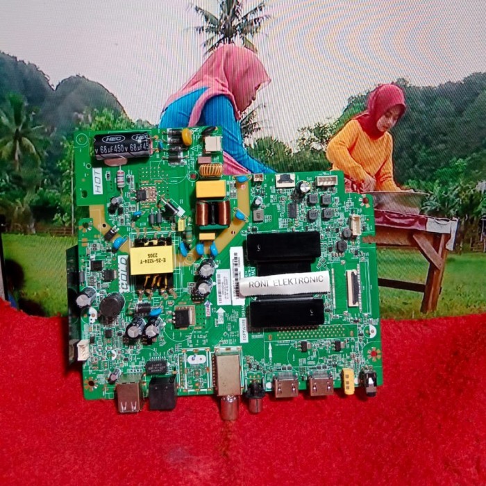 MESIN TV LED PANASONIC TH-32LS600G 32LS600 G - MB MAINBOARD MOTHERBOARD MOBO TV PANASONIC TH 32LS600