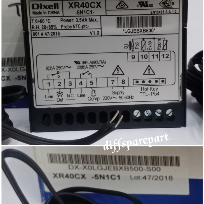 Thermostat Dixell XR40CX -5N1C1
