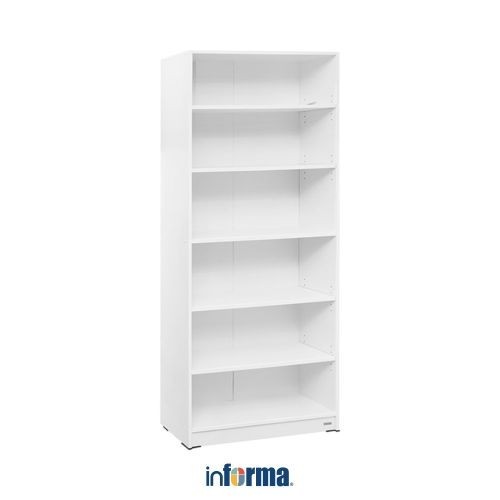 Terlaris Informa - Bookcase - Pablo Rak Buku 6 Tingkat - Putih