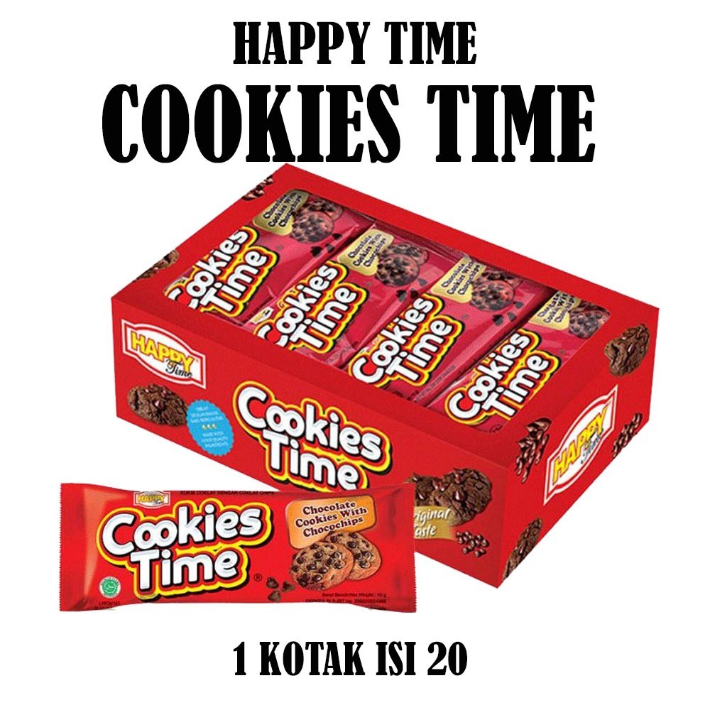 

HAPPY TIME COOKIES TIME KOTAK ISI 20
