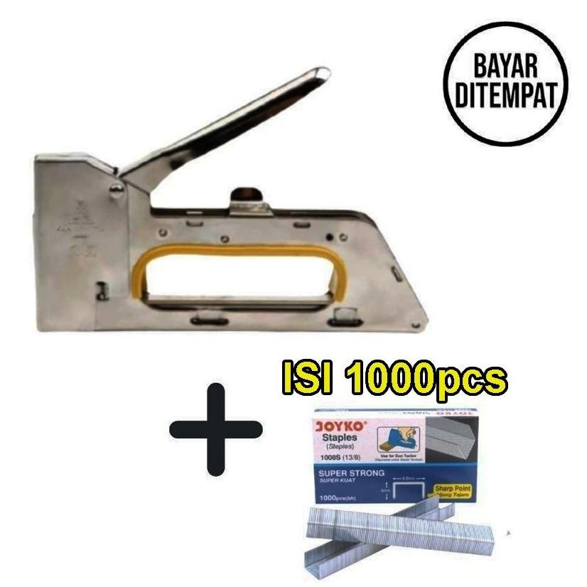 

Terbaru Paket Staples Tembak Gun Tacker + Isi Atau Refil 13/8 Stapler Jok Staples | Stepler Tembak | Stepler Gun | Stapler Tembak | Stapler Gun Kekinian