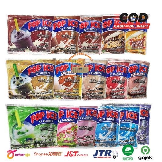 

POP ICE Sachet Minuman Es Blender 25 gr BPOM/ Pop Ice Sachet