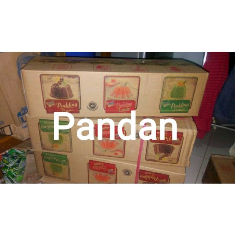 

Pudding Nutrijell Susu PANDAN 130g x 36pcs Per Dus