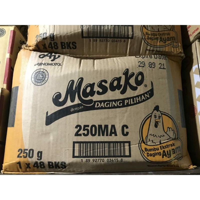 

Masako 250gr (dus) isi 48pcs