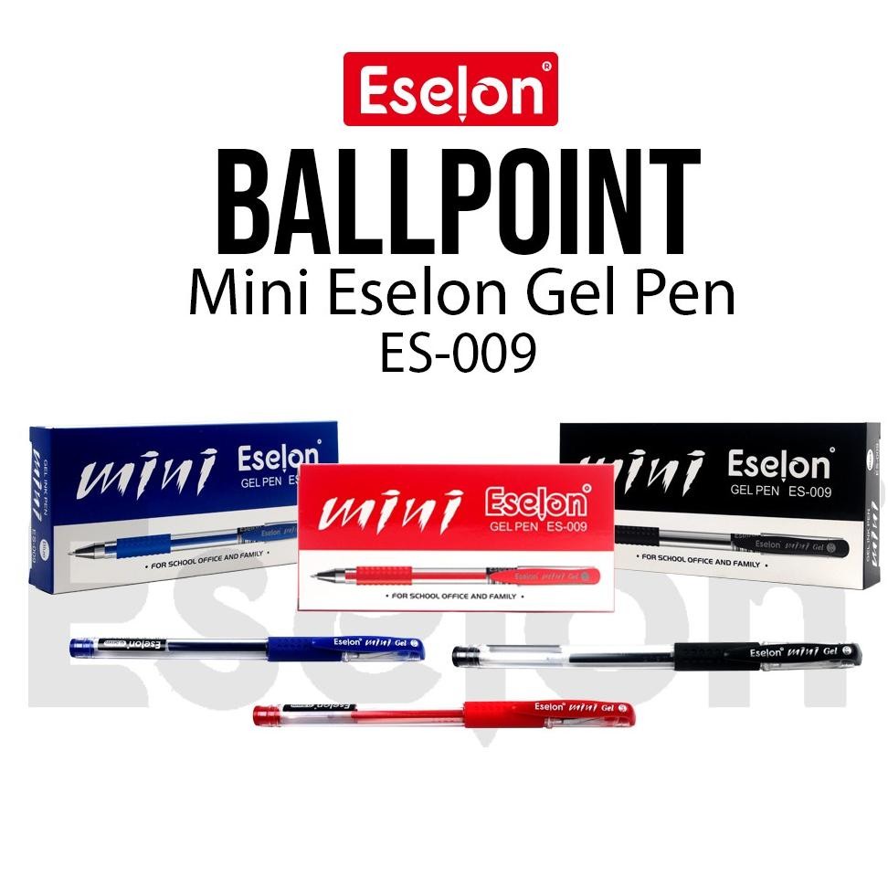

Pulpen / 12pcs pulpen gel / ballpoint / Pulpen gel MINI Eselon ES009