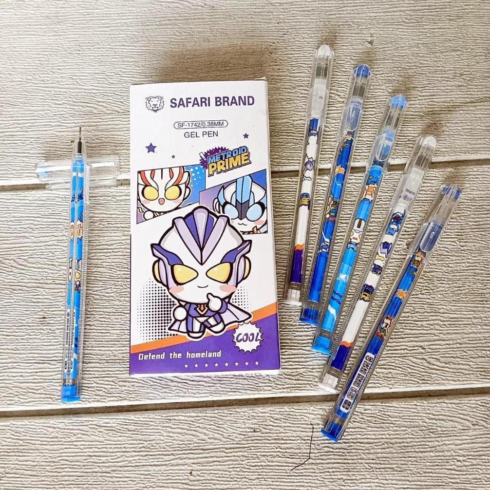 

Bolpen Gel / Pulpen karakter Gel Merk Safari Segitiga