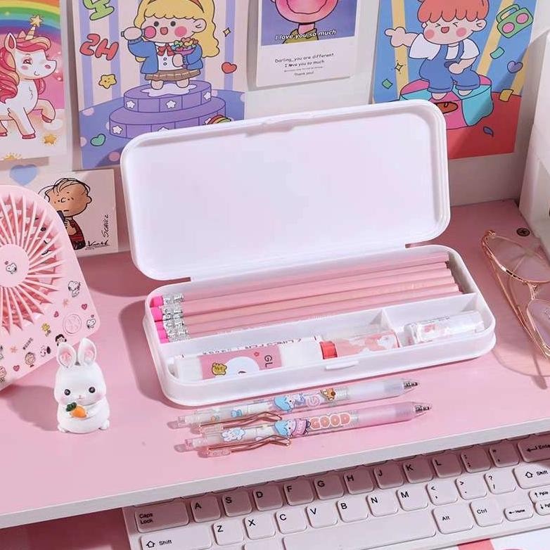 

TERLARIS DIY Tempat Pensil Lucu Deco Cream Clay Kotak Pensil Sanrio Soft Clay Cream Kotak Stationery Clay Pencil Box Menghias Prakarya Anak Kartun Gift rwet-23