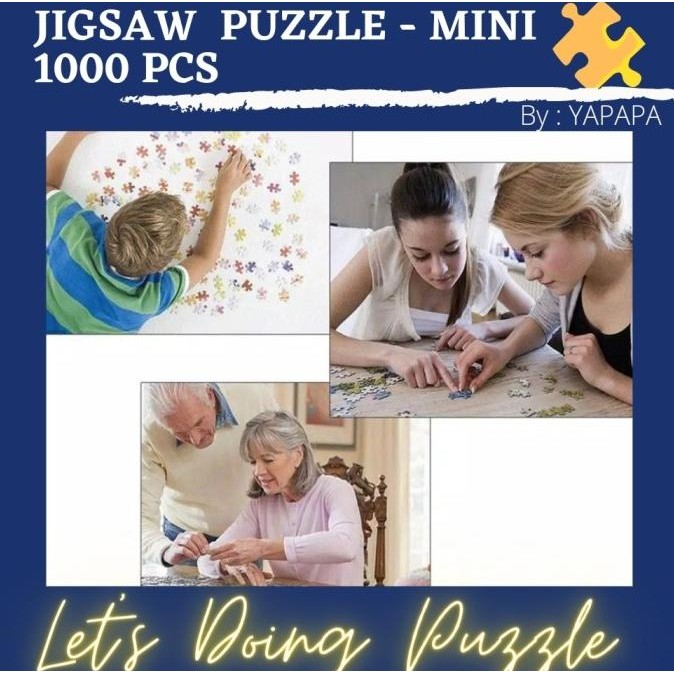 JIGSAW PUZZLE MINI 1000 PCS - KIMONO FESTIVAL.ADULT MINI PUZZLE DEWASA