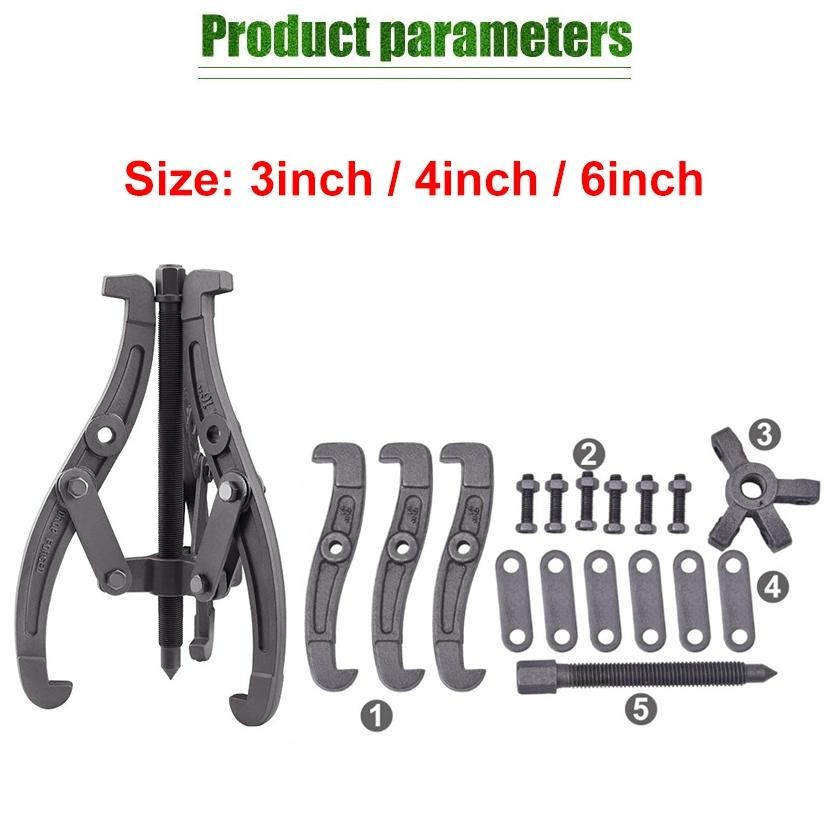 Bearing Roda & Seal Mobil Treker 3 Kaki 3 4 6 Inch - Gear Puller 3 Jaw Tracker Alat Pencabut Bearing