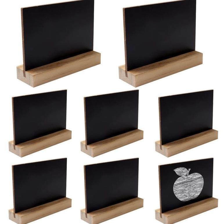 

Premium 10pcs Papan Tulis Kapur Kecil Papan Tulis Blackboard Kapur Cafe High Quality