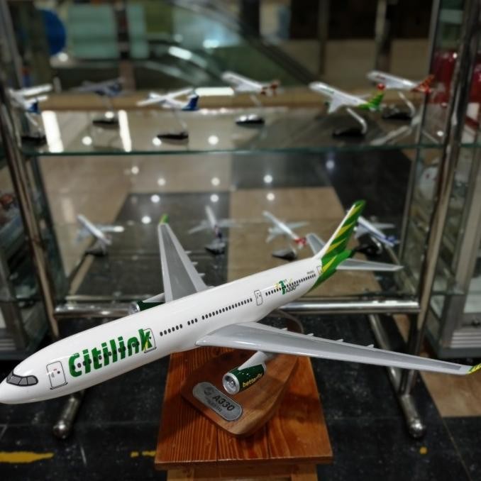 Miniatur Replika Pesawat Citilink A330 (70cm)