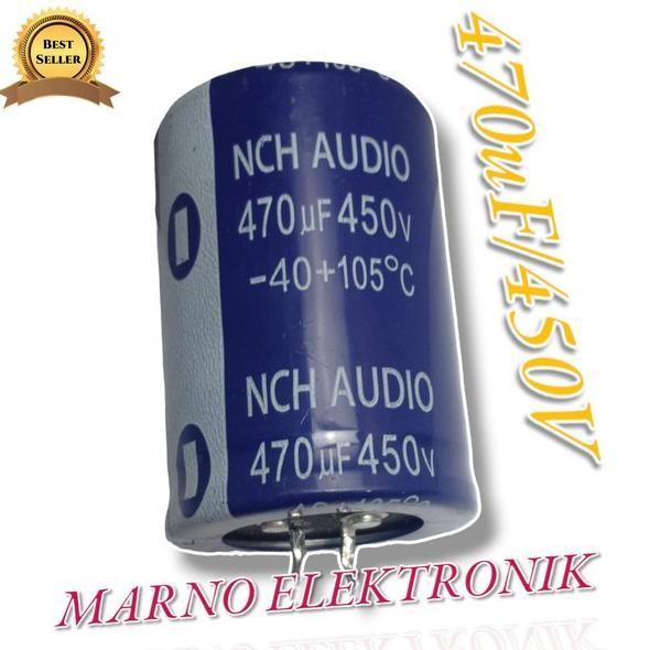 ELCO CAPASITOR 470UF 450V 470 UF 450 V 470 MIKRO MICRO KAPASITOR VOLT