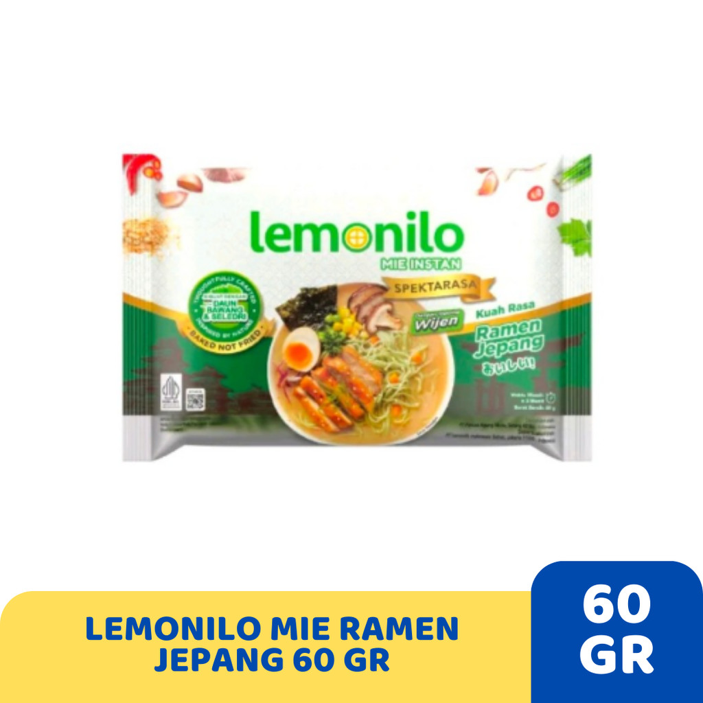 

LEMONILO MIE RAMEN JEPANG 60 GR
