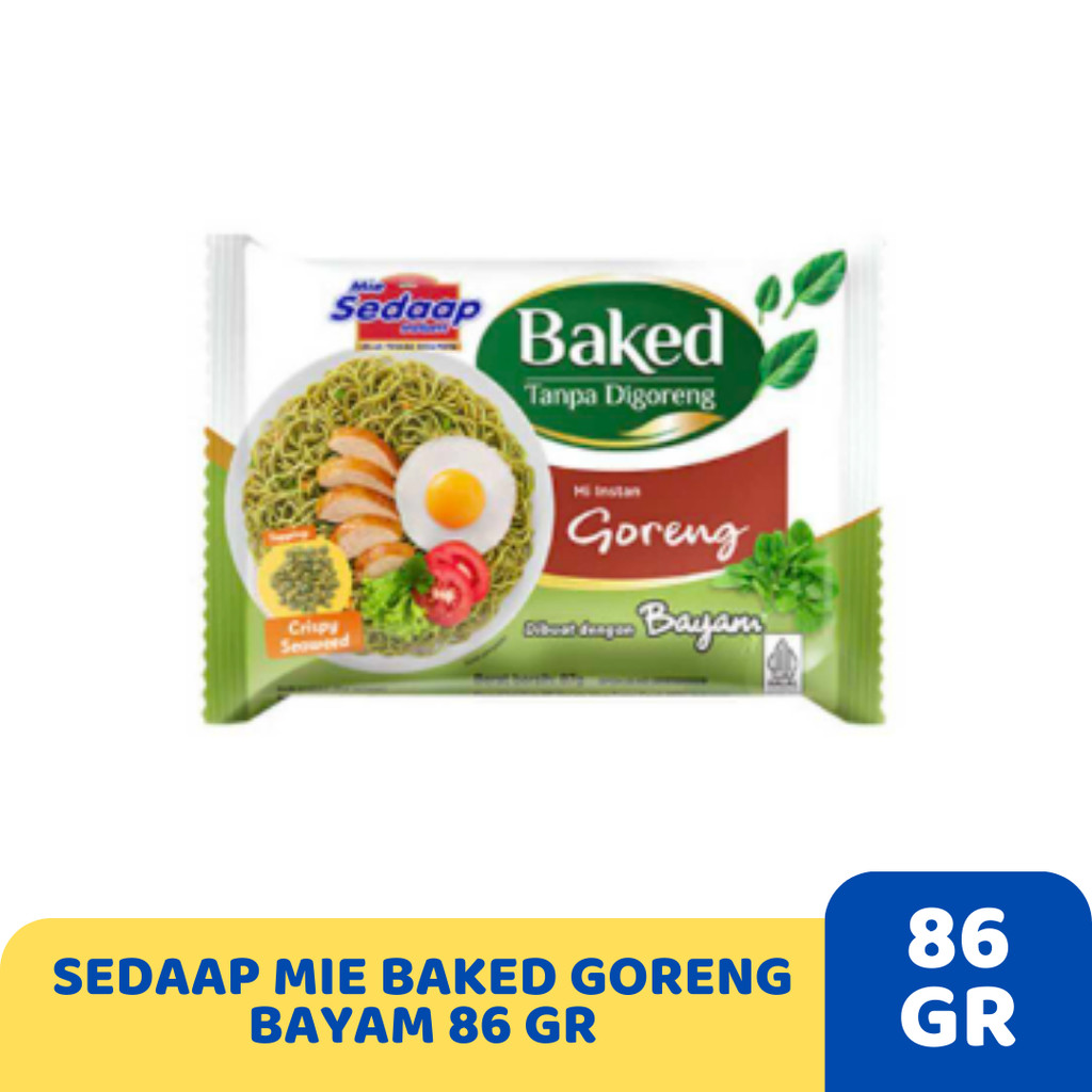 

SEDAAP MIE BAKED GORENG BAYAM 86 GR