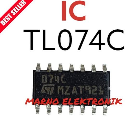 IC TL074C TL 074C TL 047 TL047 SMD ASLI ORI ORIGINAL