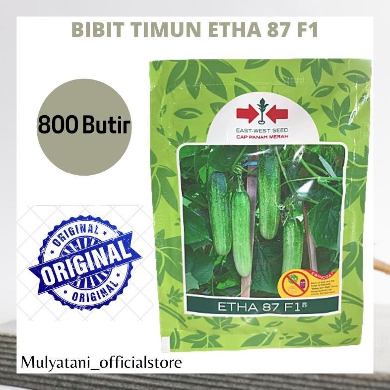 Benih Bibit Timun Lalap Etha 87 F1 800 Butir/Biji Original Cap Panah Merah