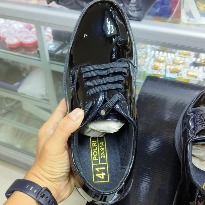 sepatu pdh jatah polri asli BS86
