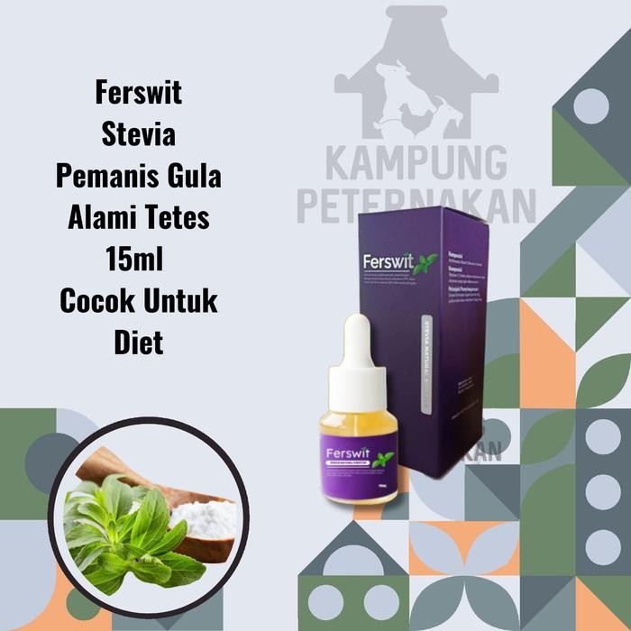 

Ferswit Pengganti Gula Alami Halal Murni Gula Daun Stevia
