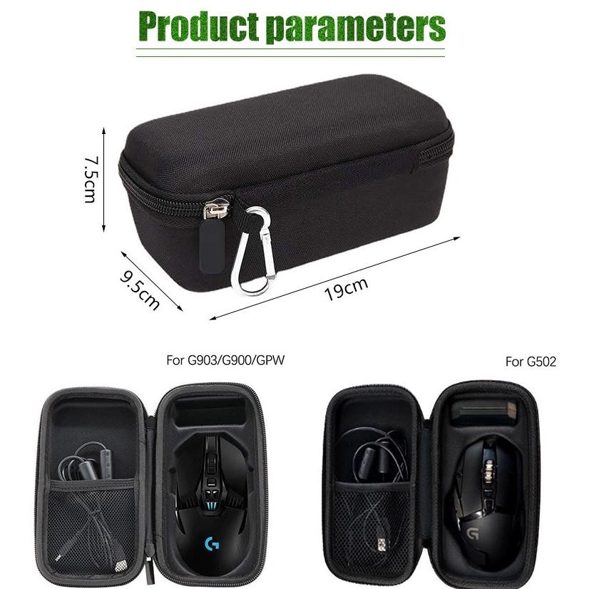 Keyboard & Mouse Lainnya Logitech Seri G - G502/G900 Tas Penyimpanan Mouse Nirkabel / Wireless Mouse