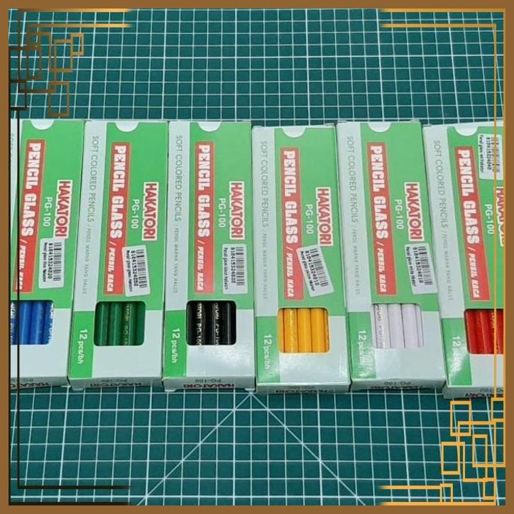 

[SGW] PENSIL GLASS HAKATORI / PENSIL KACA PG-100 ISI 12BJ