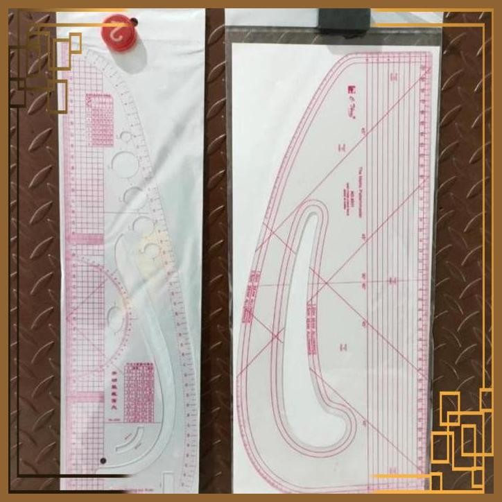 

[SGW] PENGGARIS JAHIT / MENJAHIT NO 8511 / QUILTING RULER 60CM