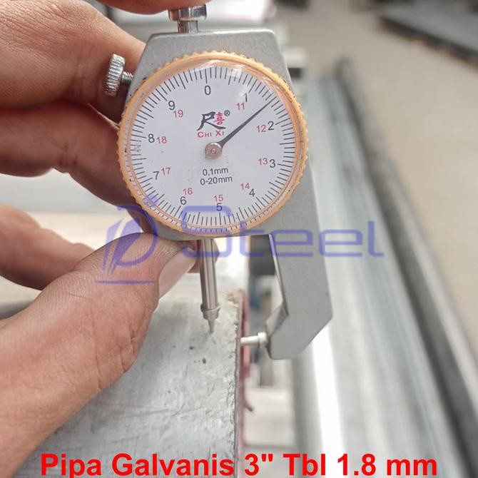 Pipa Galvanis 3" X 6 M Tebal 1.8Mm 2.3Mm 4.5Mm Sch40 | 3 Inch | Material