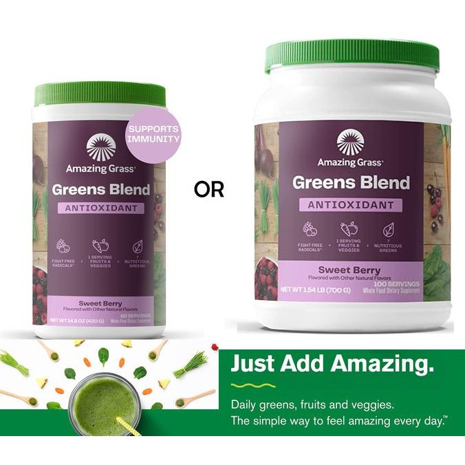 

AmazingGrass Amazing Grass Superfood Antioxidant 420gr wheat grass