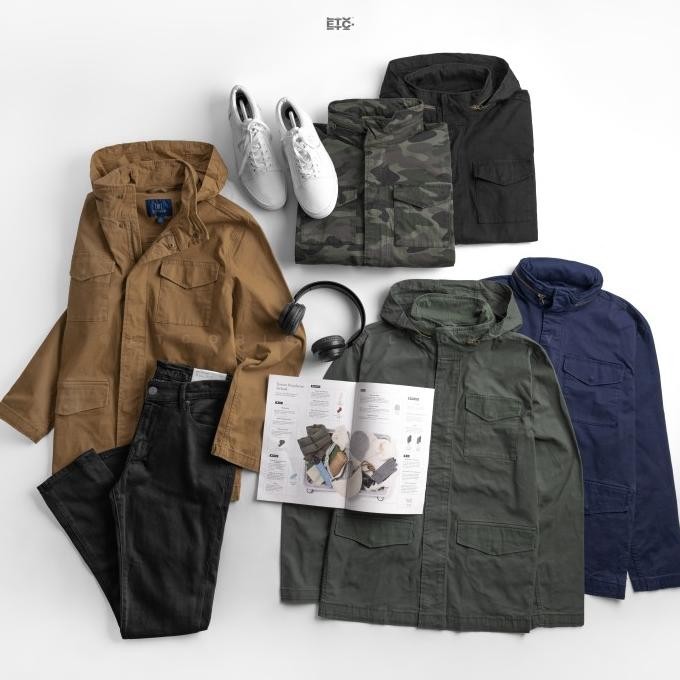 Fashion Terbaru Men'S Field Jacket-Grge